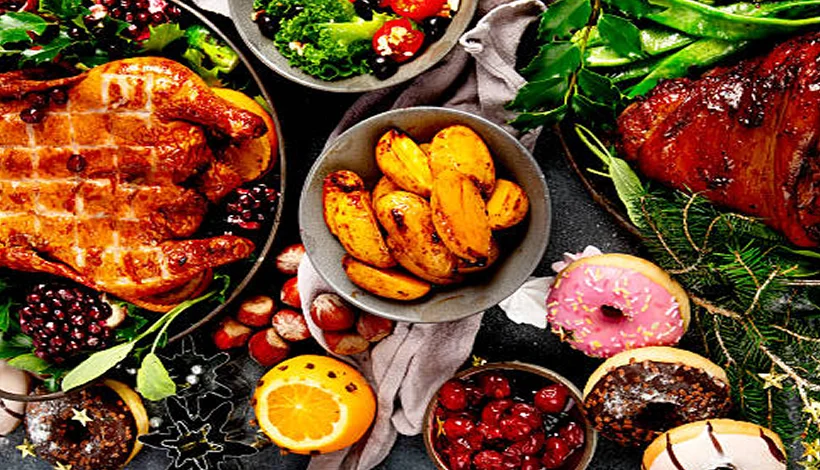 Corporate catering food spread for business events in Singapore